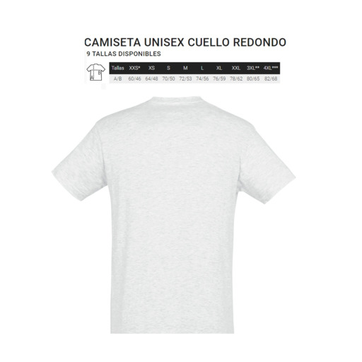 Pacote com 10 camisetas/ Camiseta unissex de gola redonda Regent