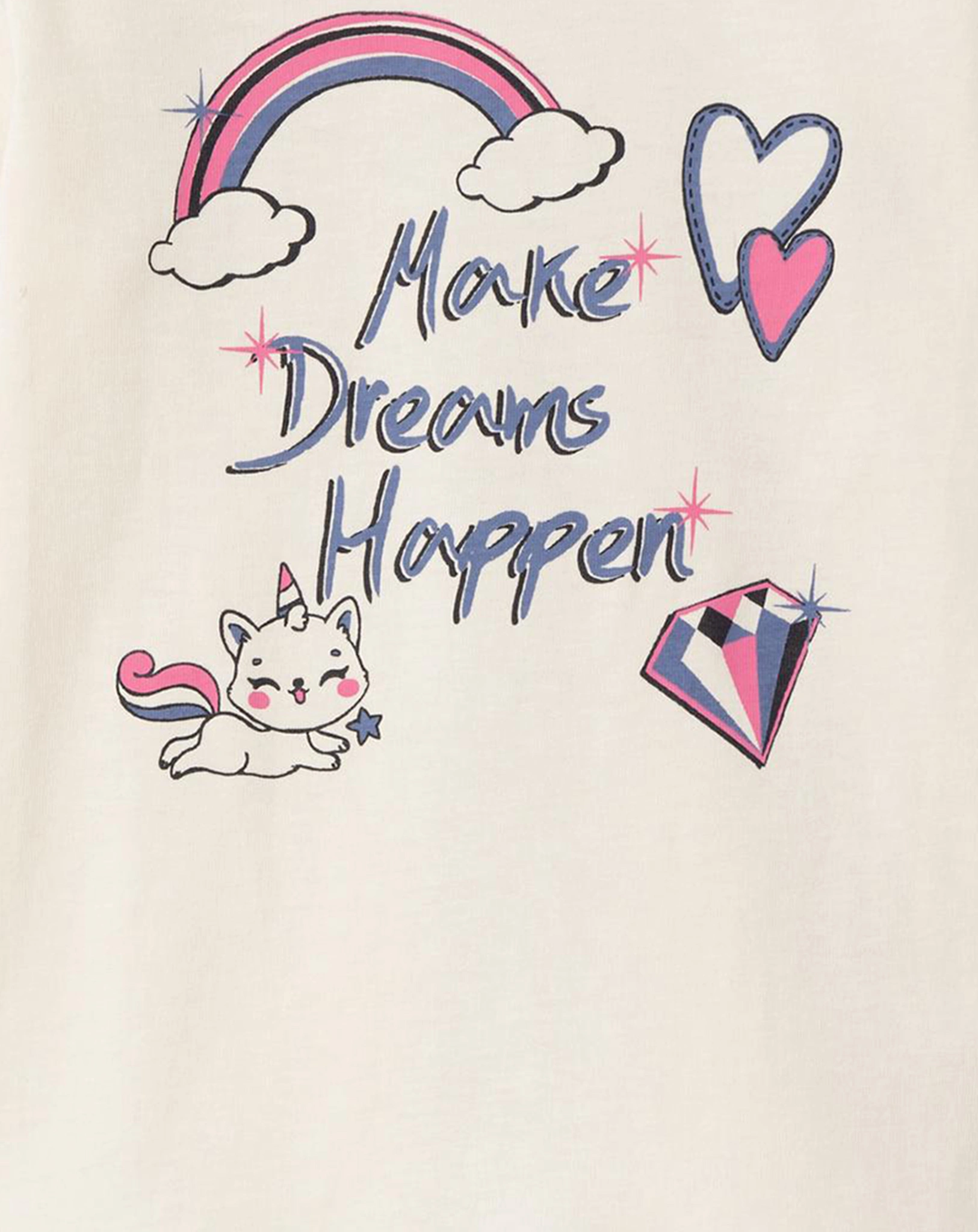 Langarmshirt NMFVIOLET MAKE DREAMS HAPPEN in jet stream