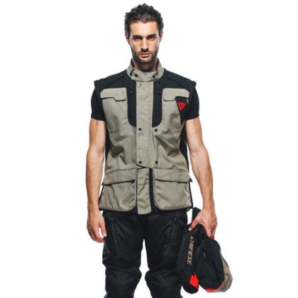Veste Dainese ALLIGATOR TEX - Gris / Rouge