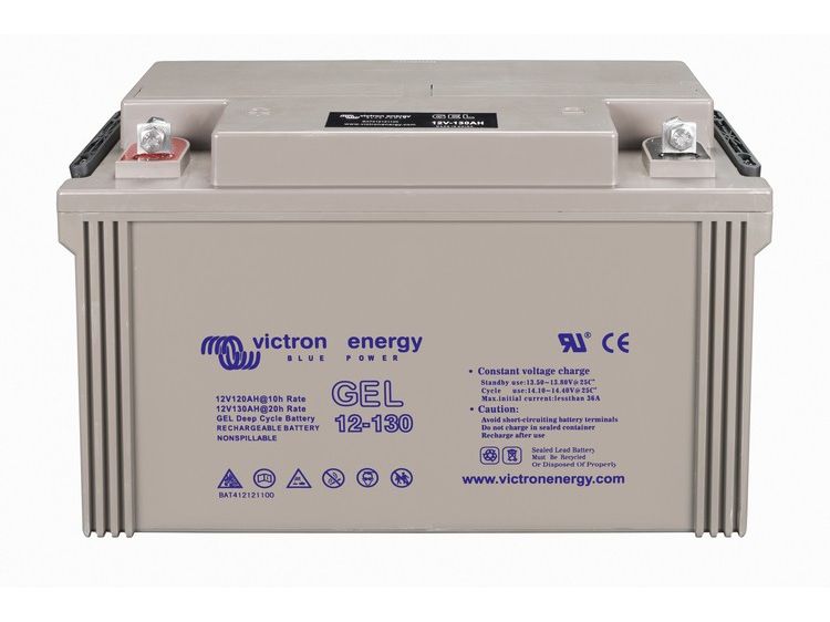 Victron Batterie Gel Deep Cycle 12 V / 130 Ah Gel-Batterie mit langer Lebensdauer