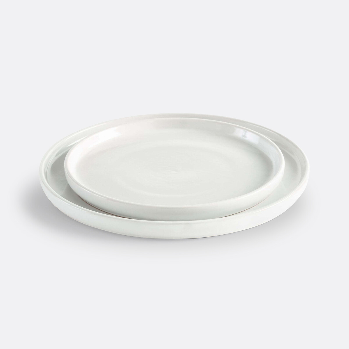 LA REDOUTE INTERIEURS<br>Conjunto de 4 pratos de sobremesa em faiança, Elinor