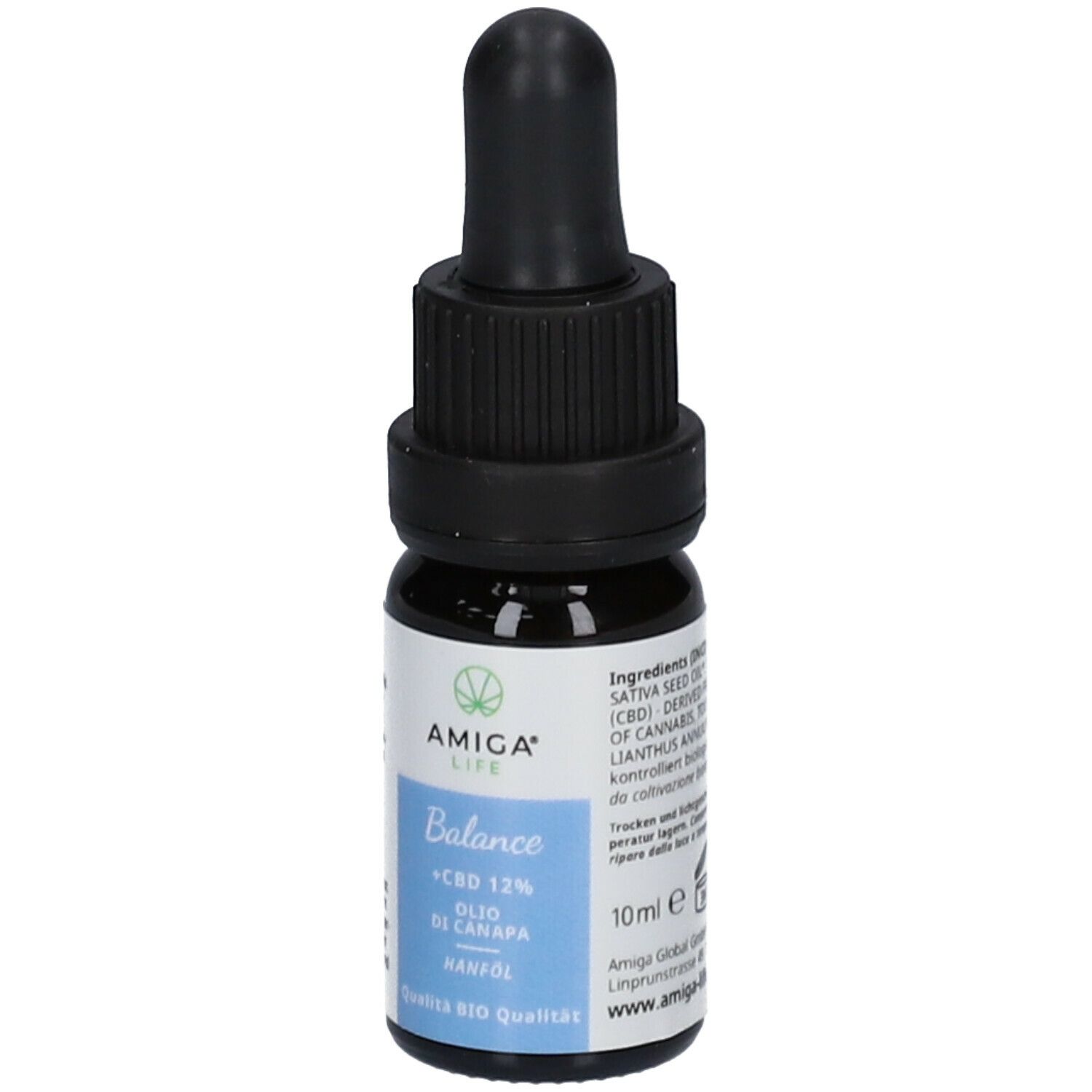 AMIGA LIFE BIO-Hanföl mit CBD 12%