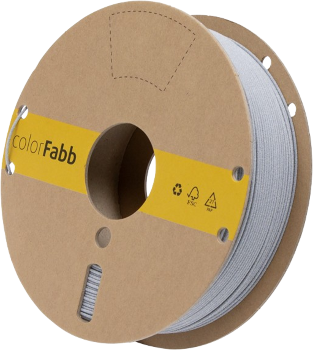 colorFabb  stoneFill Light Gray, 1,75 mm / 700 g    Filament mit realistischer Steinoptik