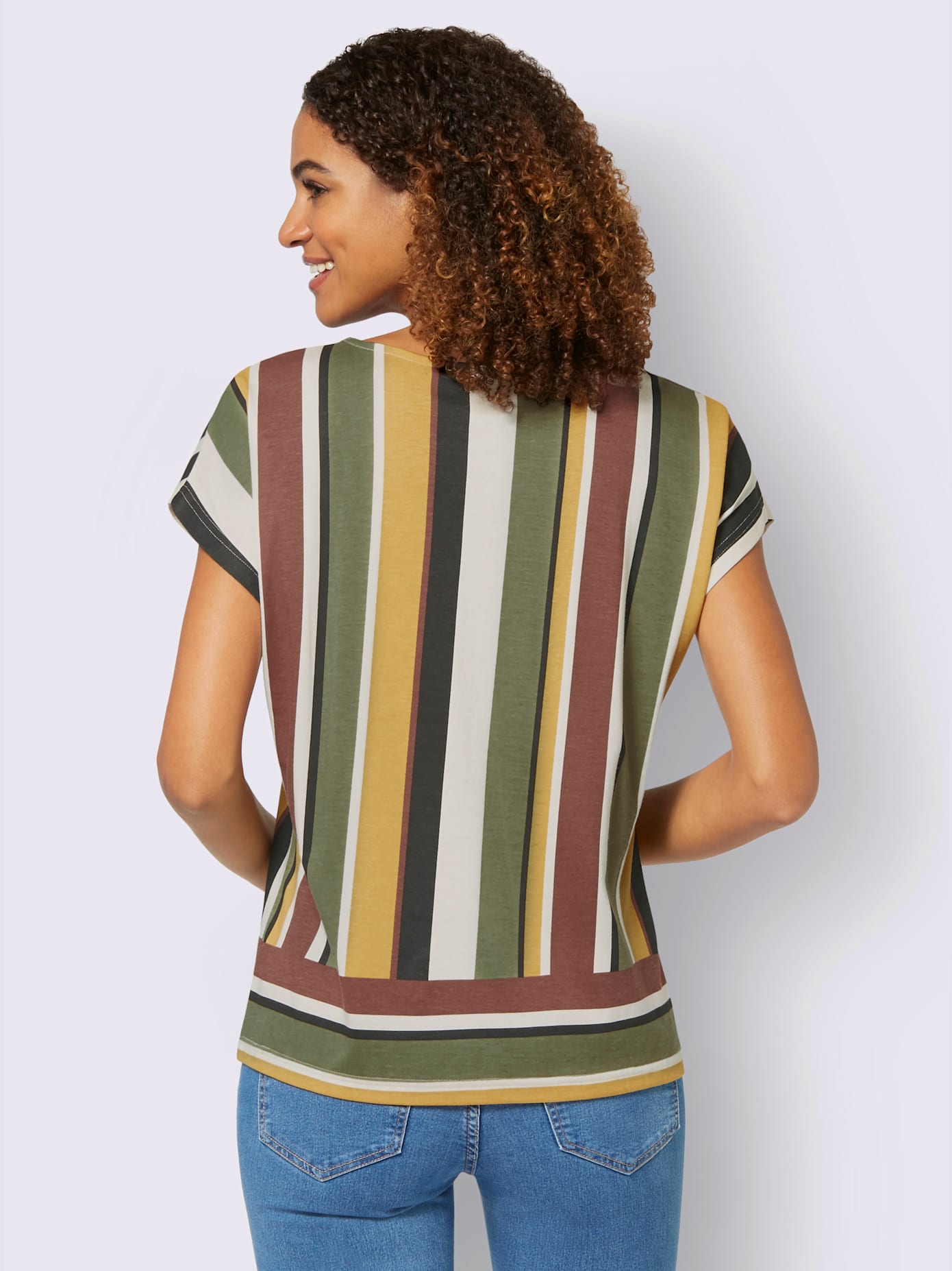 T-shirt à rayures 50% coton