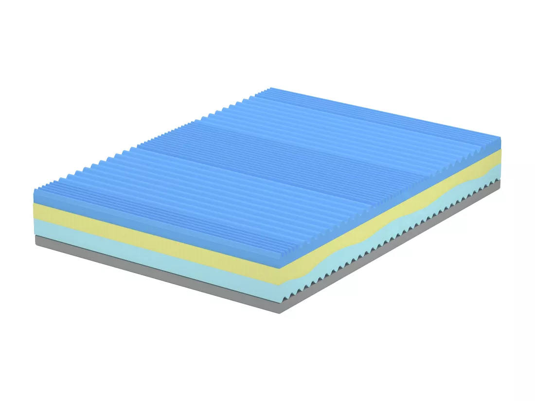 Matelas 4 couches Memory Sky,Housse Meditation Amovible 80x200x24
