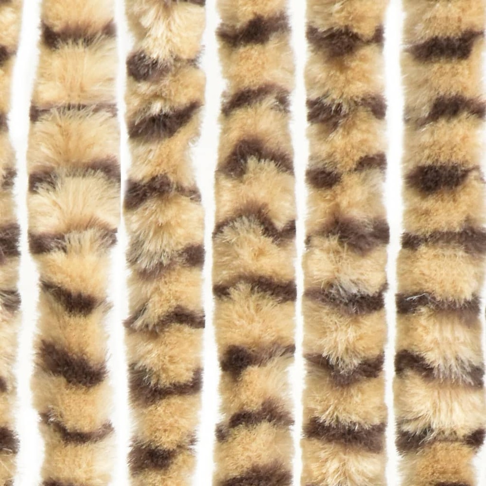Moustiquaire beige et marron 90x220 cm chenille