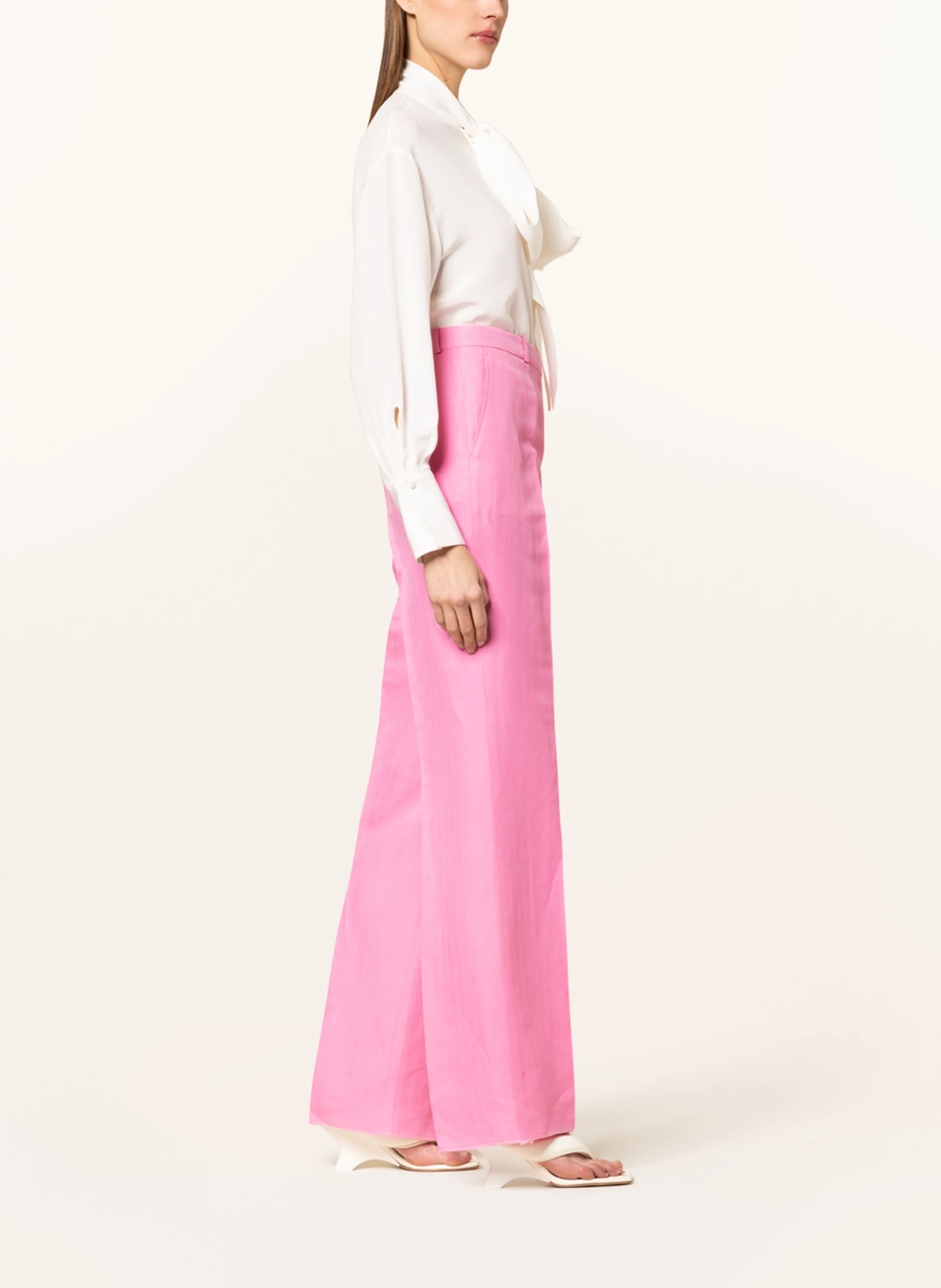 ETRO Hose mit Leinen und Seide