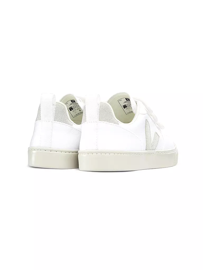 VEJA Jungen Sneaker V-10 weiss