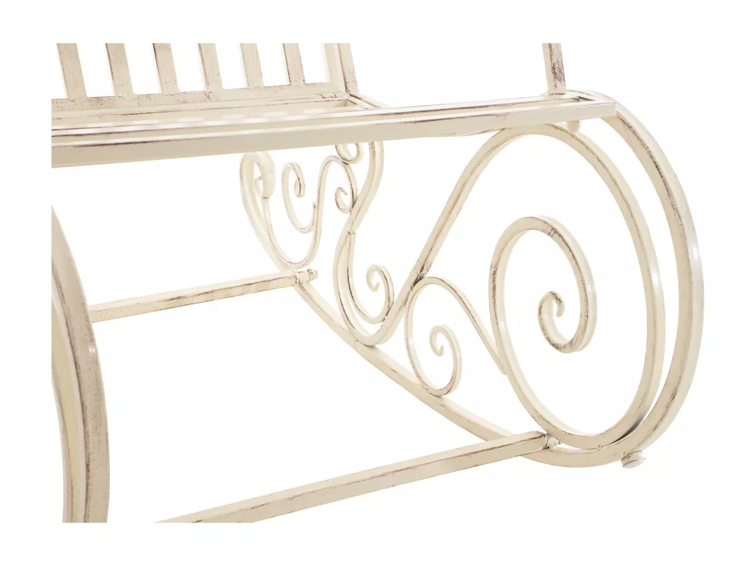 Fauteuil à bascule - Métal & Nature - Crème antique - Smilla