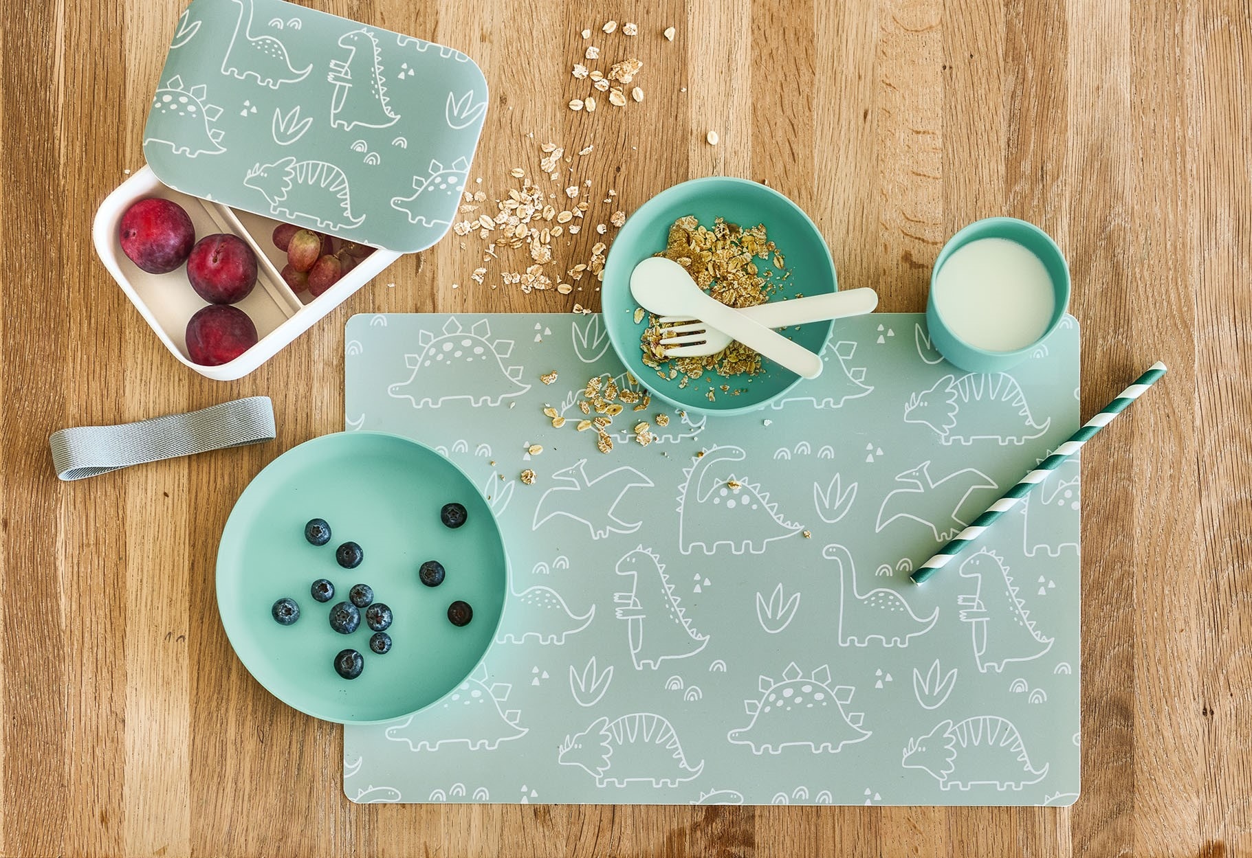 Zeller Present Kindergeschirr-Set (je 1 Teller, Schüssel, Tasse, Gabel, Löffel)