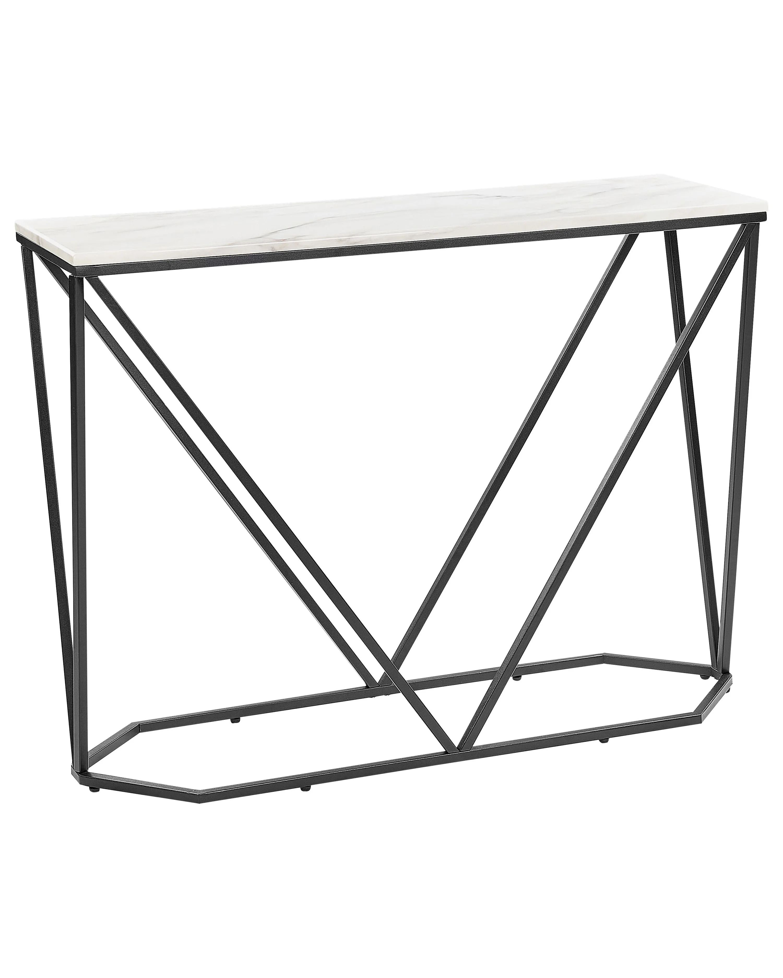 Sidetable HAZEN Marmer/zwart