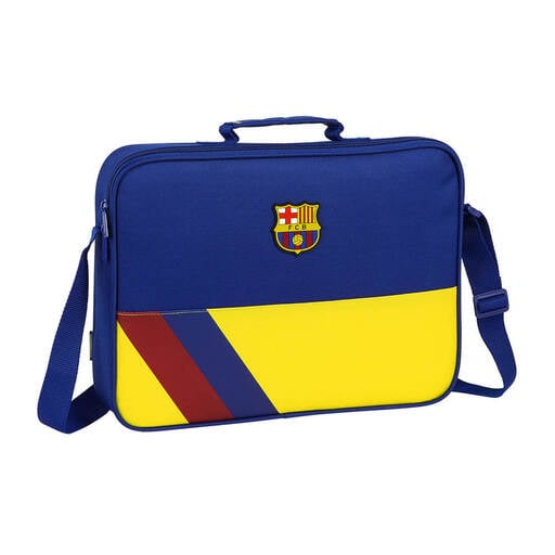 Safta 612025385 Bolsa/Pasta para Atividades Extracurriculares do FC Barcelona para Meninos, Azul (Multicolorida)