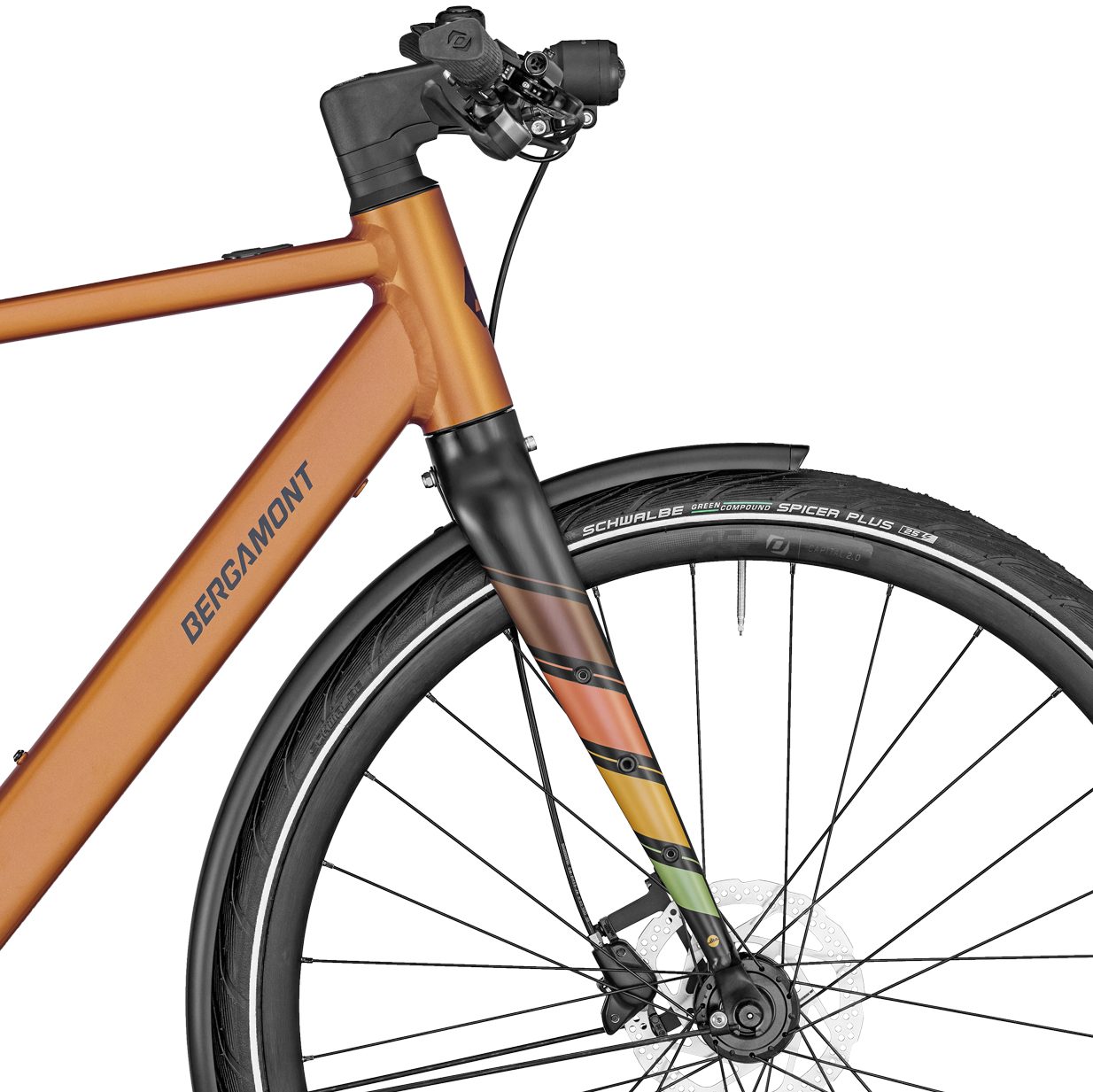 Bergamont E-Sweep Sport Urban E-Bike matt rusty orange