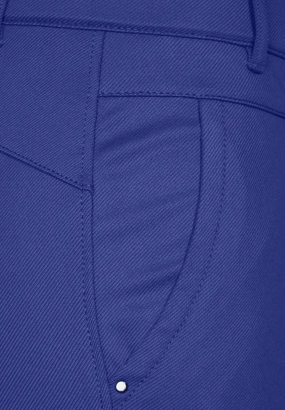 Slim Fit Twill Hose - intense royal blue