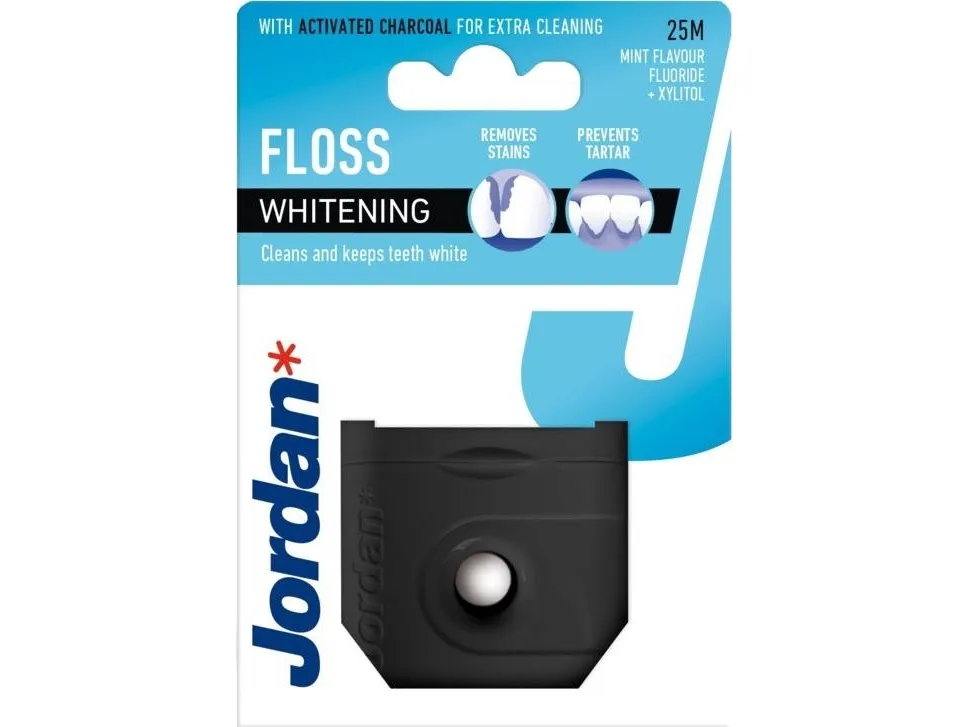 JORDAN_Dental Floss Whitening 25m floss