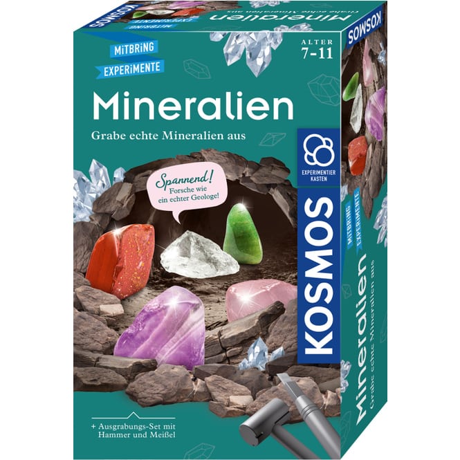 Mineralien - Ausgrabungs-Set - Mitbring-Experimente