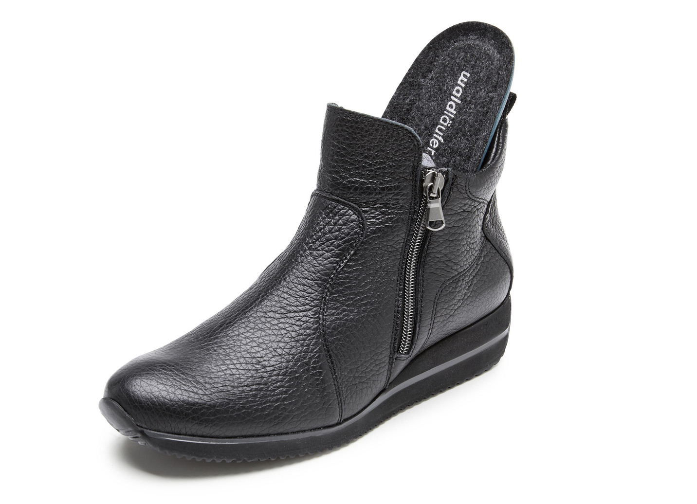 Waldläufer Stiefelette aus weichem Hirsch-Nappaleder