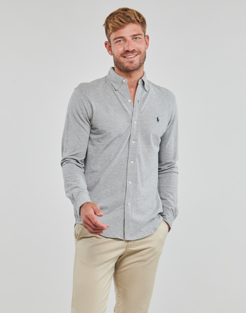 Polo Ralph Lauren - KSC02A-LSFBBDM5-LONG SLEEVE-KNIT Gris