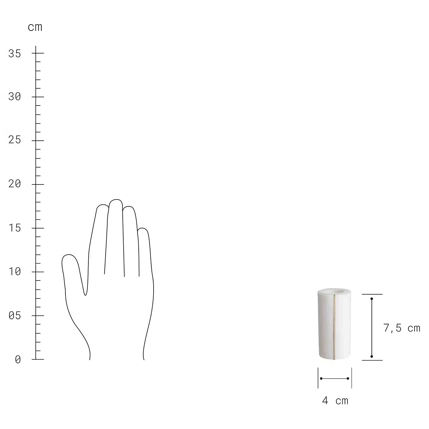 MARBLE Kerzenhalter-Set 2-tlg.