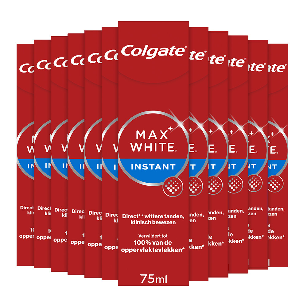 12x Colgate Tandpasta Max White Optic75 ml