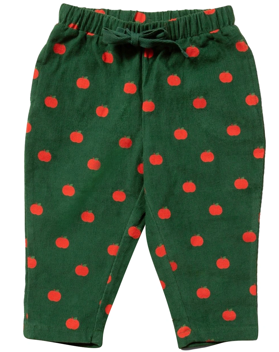 Cord-Schlupfhose APPLE in green