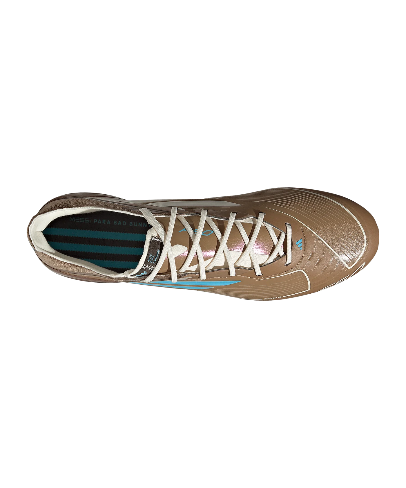 adidas F50 Elite Messi X Bad Bunny FG Braun Weiss