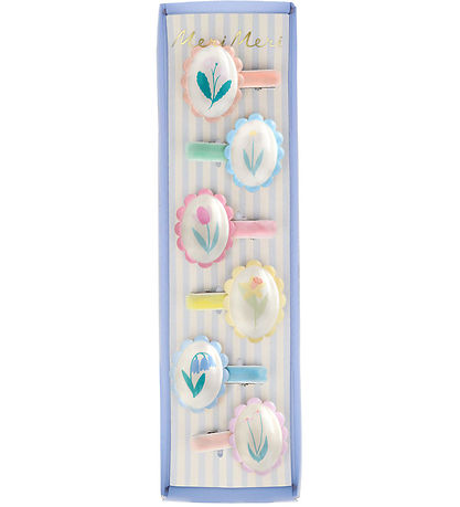 Meri Meri Haarspange - 6er-Pack - 4 cm - Flower Cameo