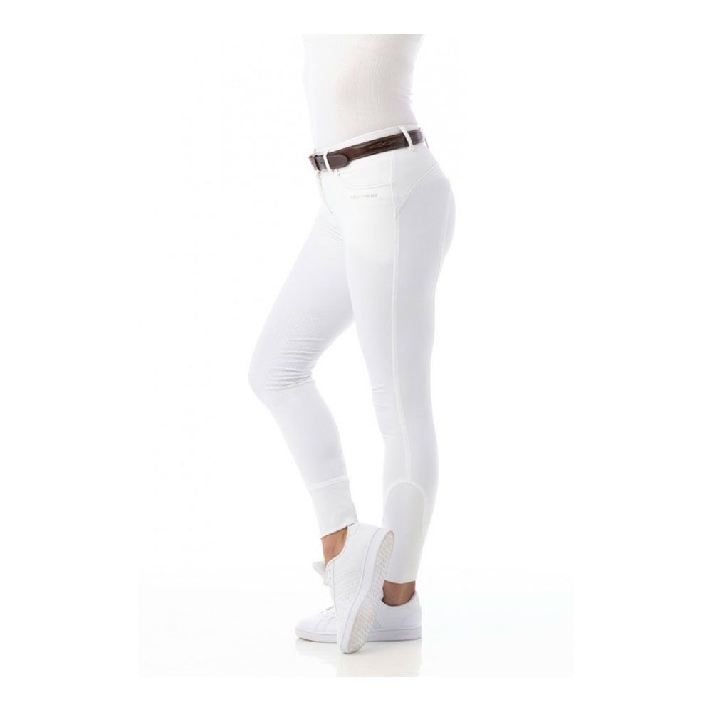 Equitheme TINA - Pantalon siliconé Femme blanc