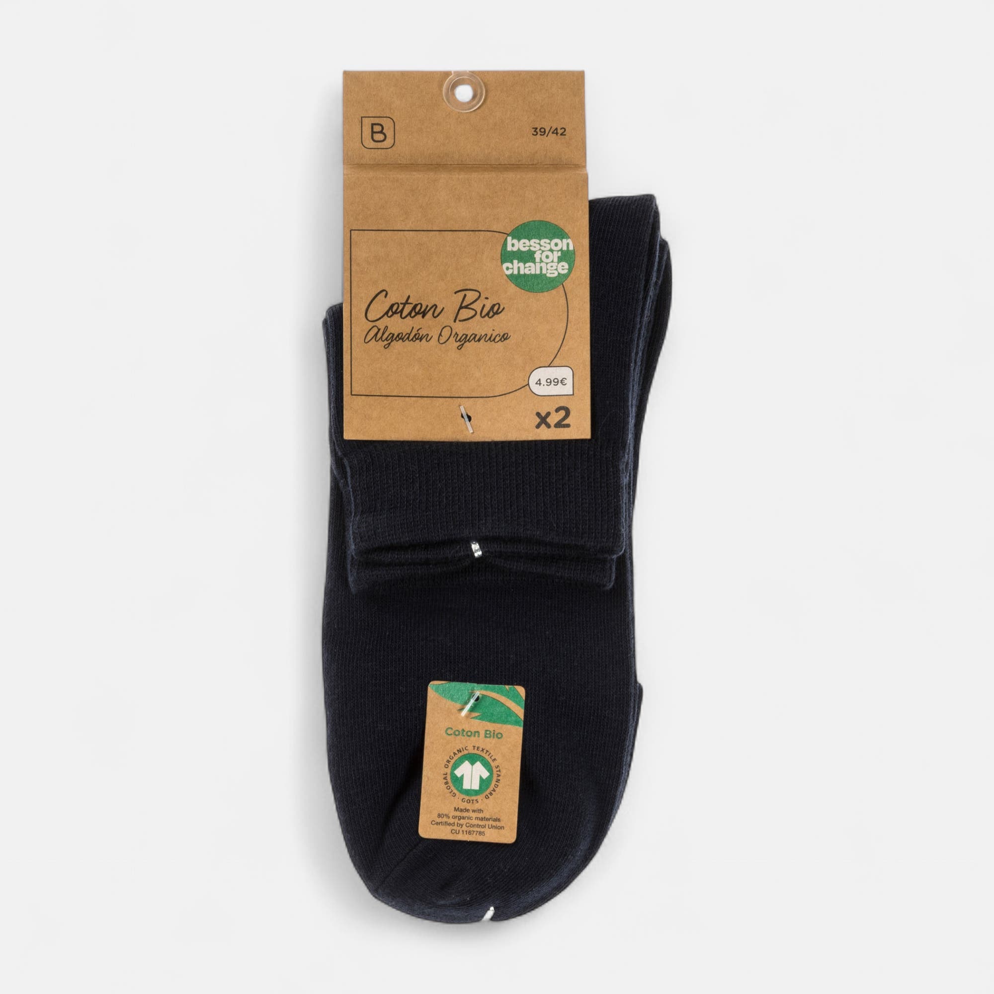 Chaussettes Homme bleu marine