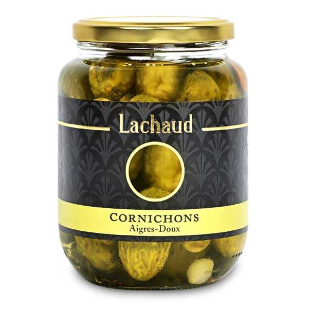 Gros cornichons à l'aigre doux au vinaigre de vin