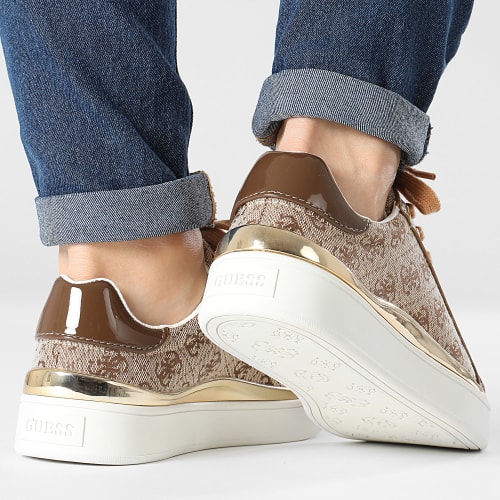 Baskets Femme FL8BNYFAB12 Beige Brown