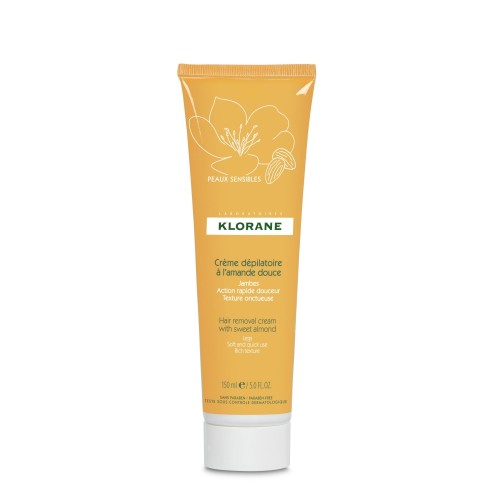 Klorane Depilatórios Creme com Amêndoas Doces pele sensível 150ml