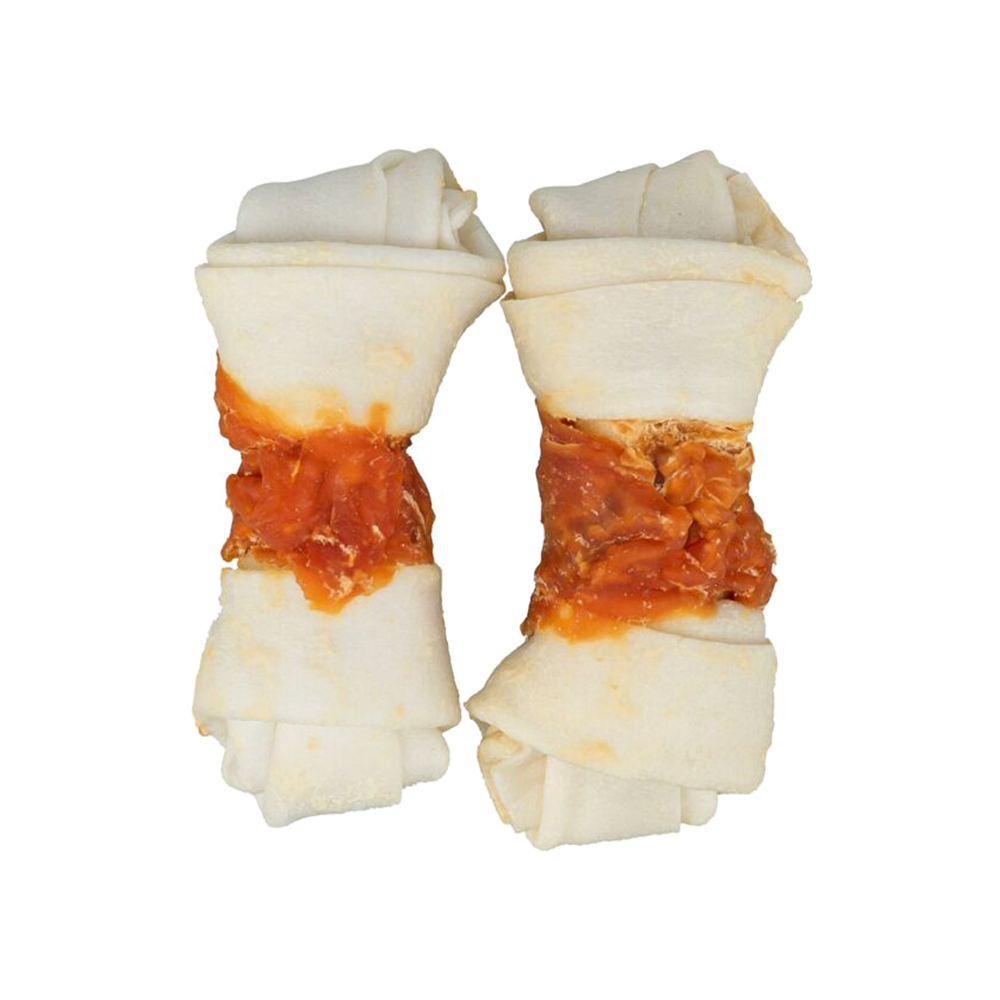 Denta Fun Knotted Chicken Chewing Bones