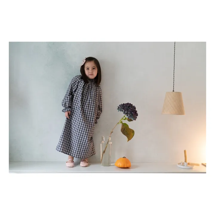 Risu Risu Robe de Nuit Gaze de Coton Bio Sissi | Bleu marine