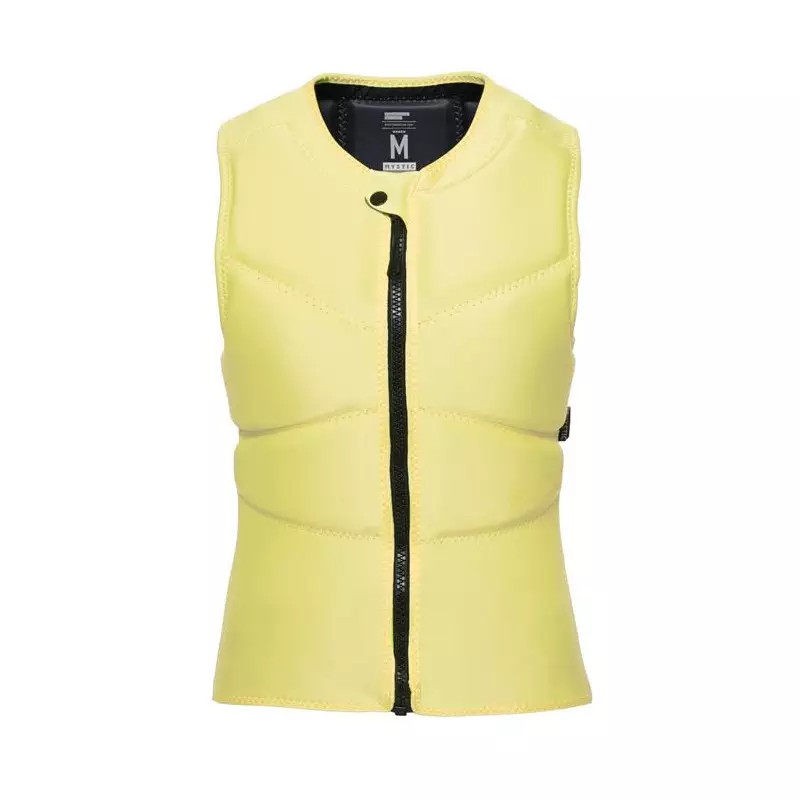 Gilet impact kitesurf/windsurf femme MYSTIC Star Front Zip Pastel Yellow