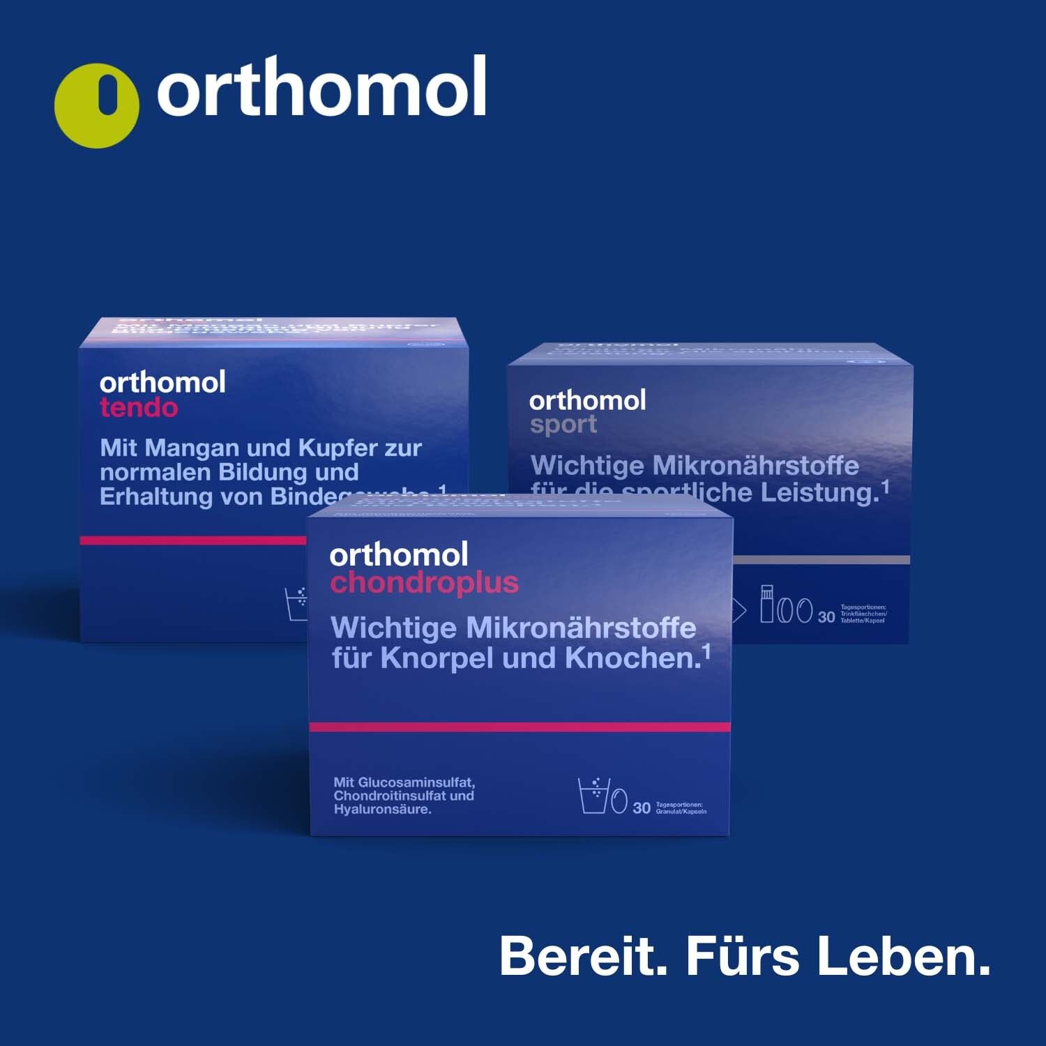 Orthomol Osteo - Mikronährstoffe für die Knochen - Nahrungsergänzungsmittel mit den Vitaminen C, D und K sowie Zink - Granulat