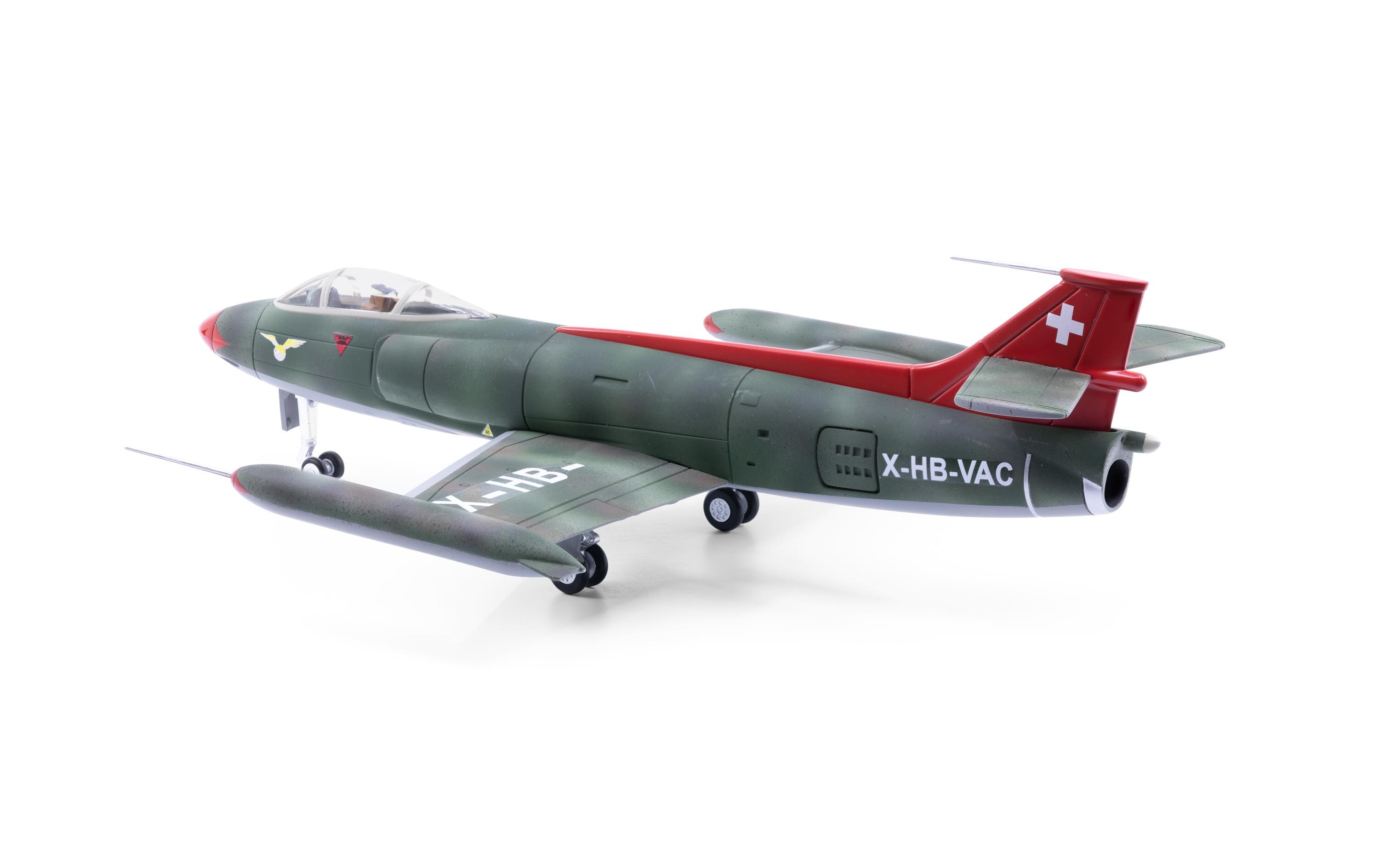FFA P-16 Jet X-HB-VAC Camo 1:72<br>Sammlermodell des legendären Schweizer Prototypen-Kampfflugzeugs