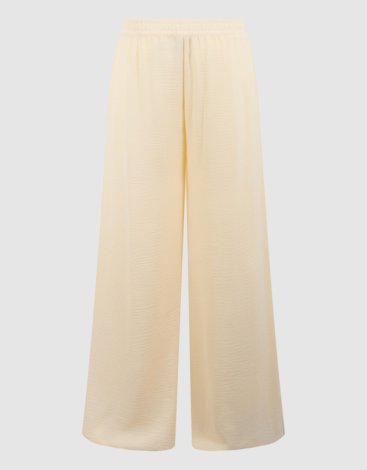 Twist Wide Leg Fit Broek Lichtgeel