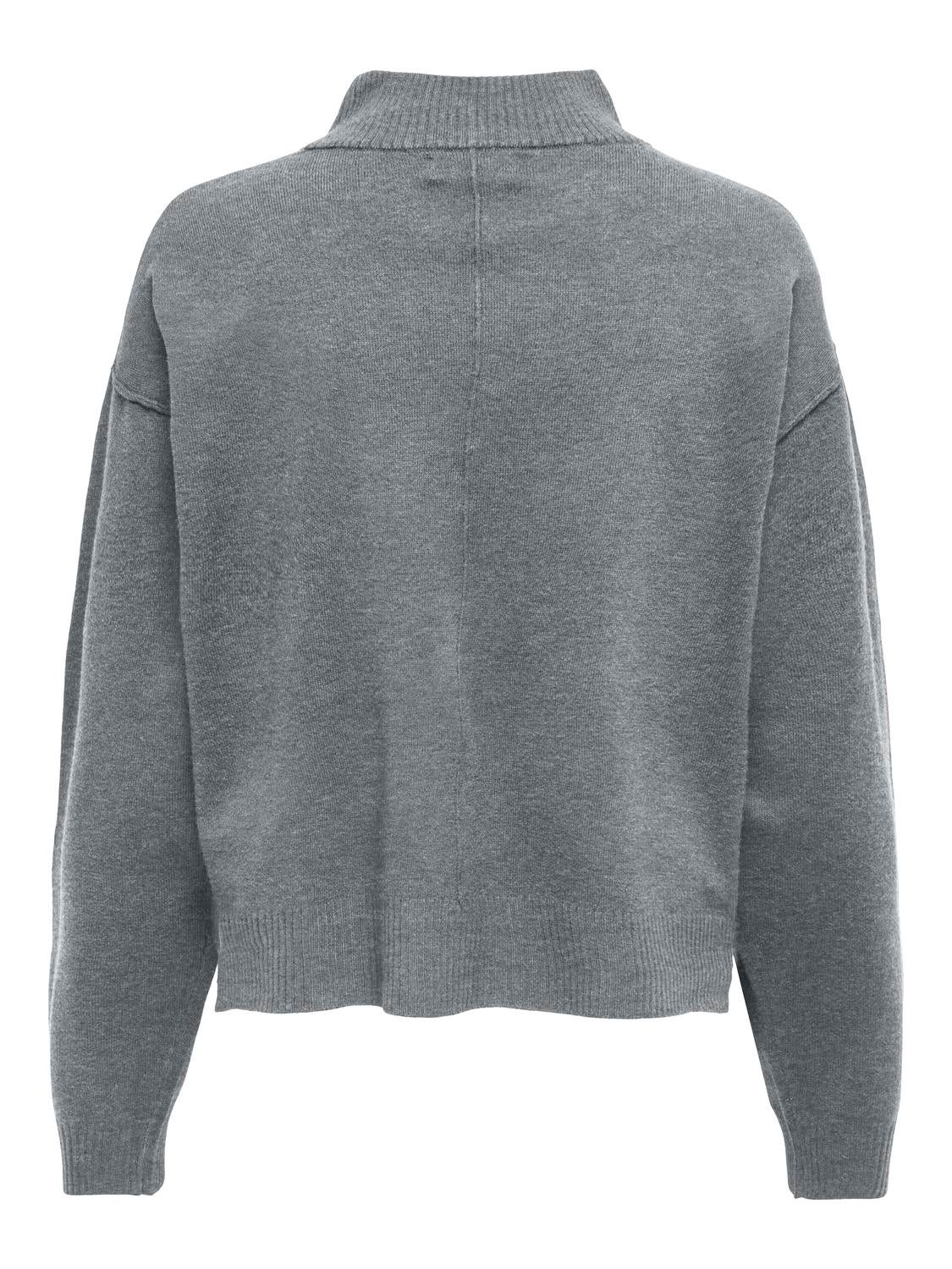 JDYPRIME Strickpullover Medium Grey Melange