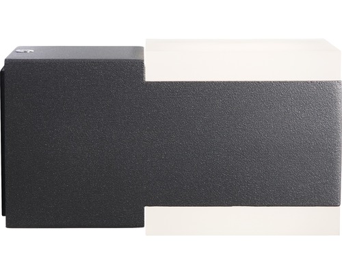 AEG LED buitenwandlamp 2x3W 222 lm 3000K antraciet/wit