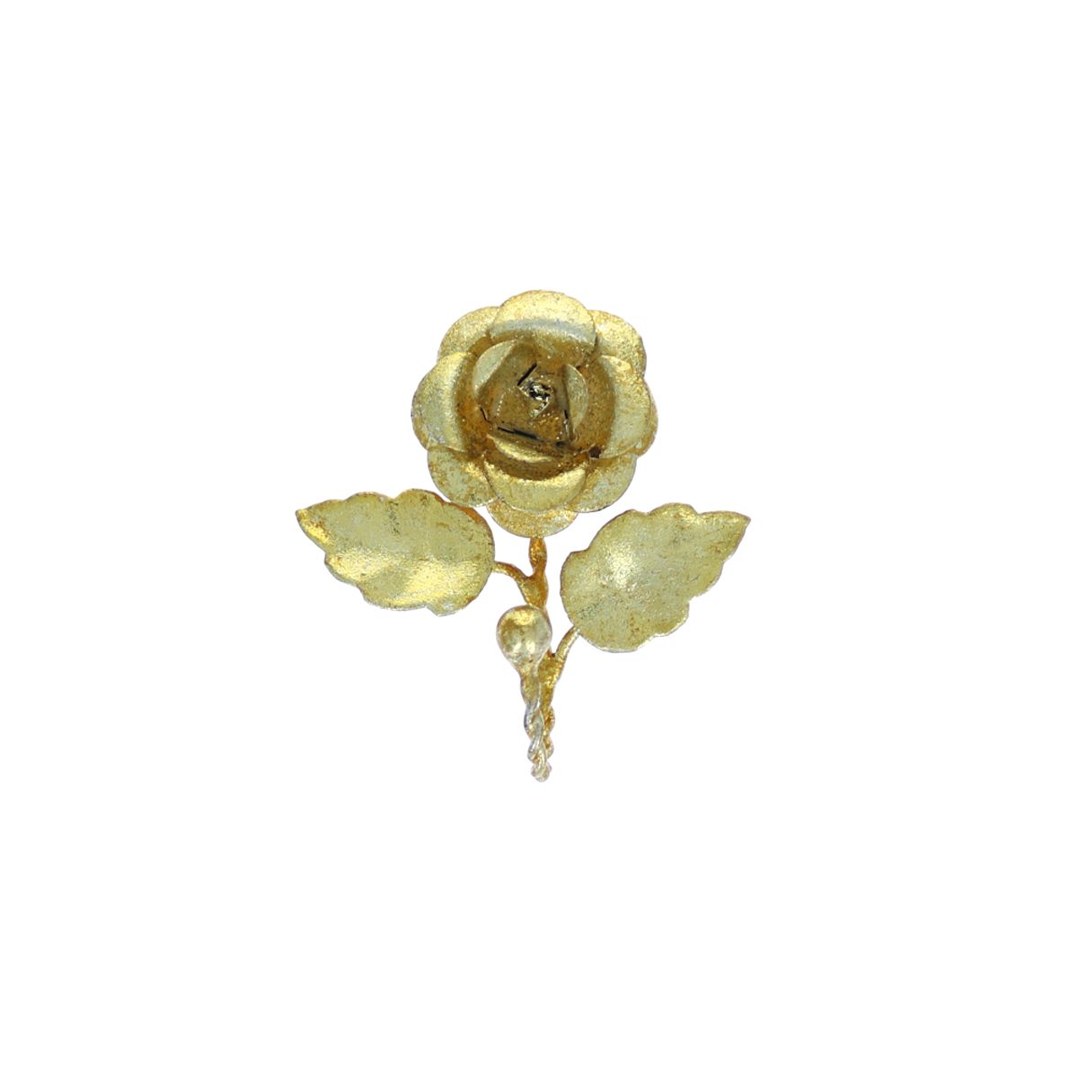 Patère fleur dorée irisée Atelier jasmin