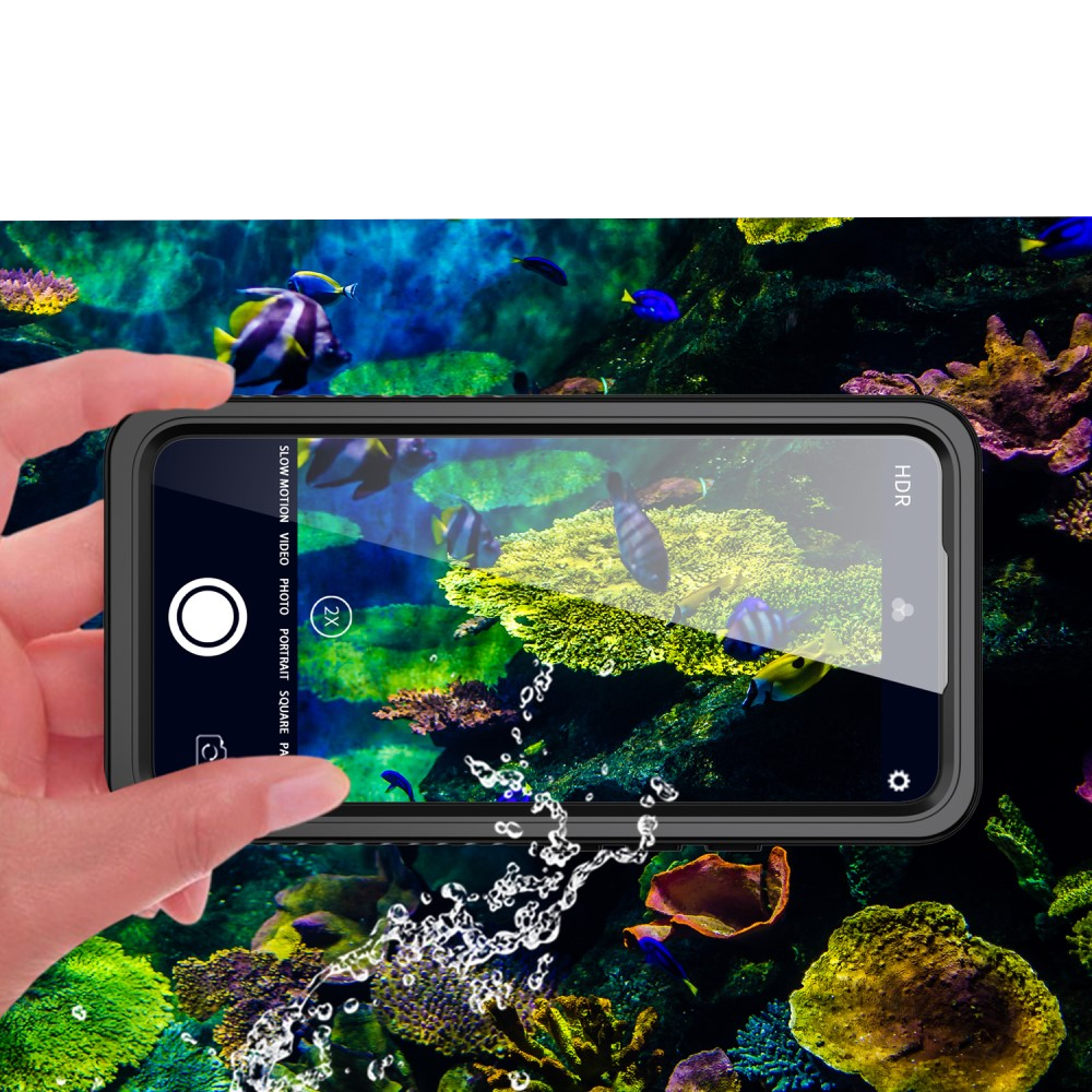 Samsung Galaxy S22 Ultra 5G Wasserfeste Outdoor Schutz Hülle (IP68) - Schwarz