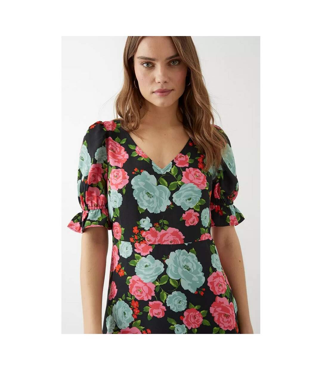 Dorothy Perkins - Robe mi-longue - Femme (Noir) - UTDP1601