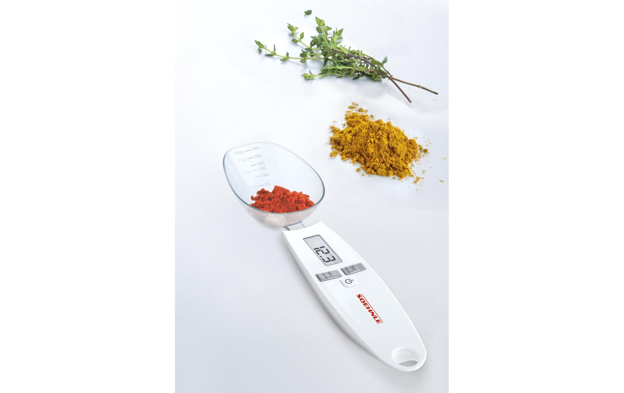 Löffelwaage Cooking Star WeissKüchenwaage für die Abmessung kleiner Mengen