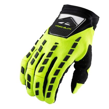 Gants cross Kenny TITANIUM - NEON YELLOW 2021 - Jaune