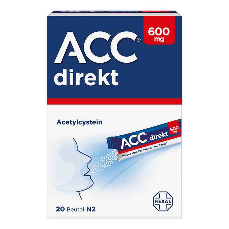 ACC direkt 600 mg Pulver zum Einnehmen im Beutel, 20 St