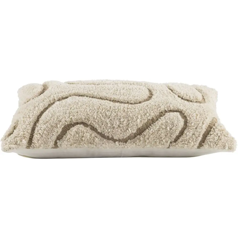 Sierkussen Guust - off-white/taupe - 30x50 cm