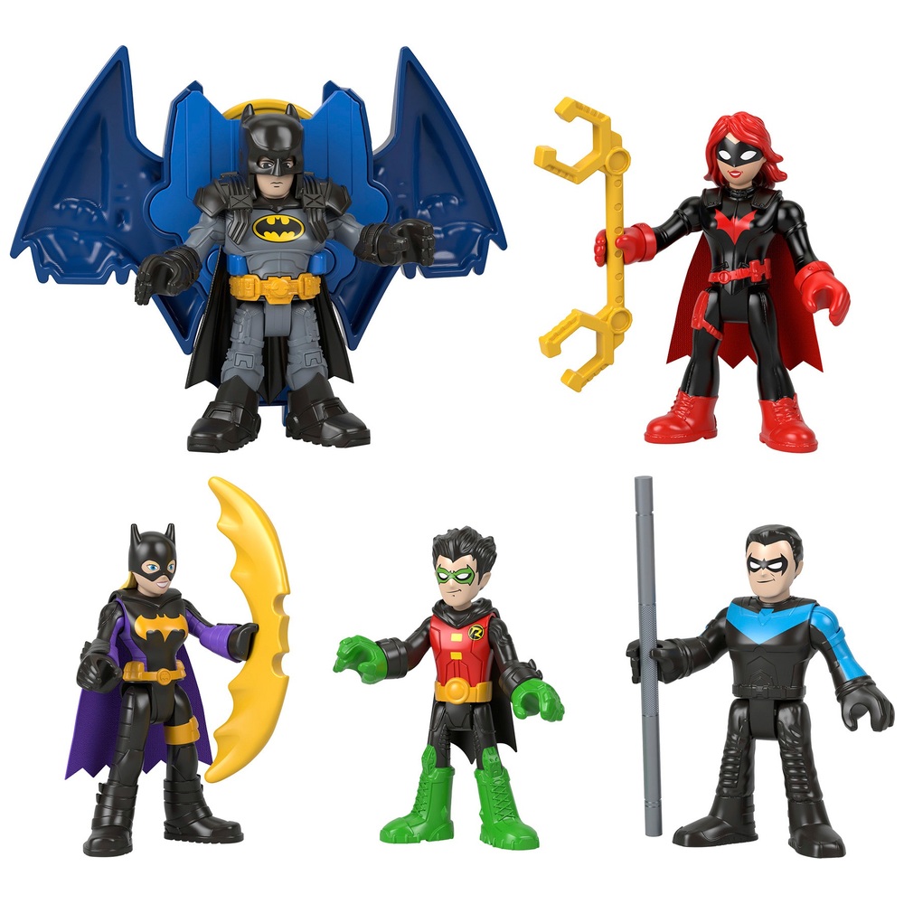 Imaginext DC Super Friends Batman's Bat Family Figuren 5er-Pack