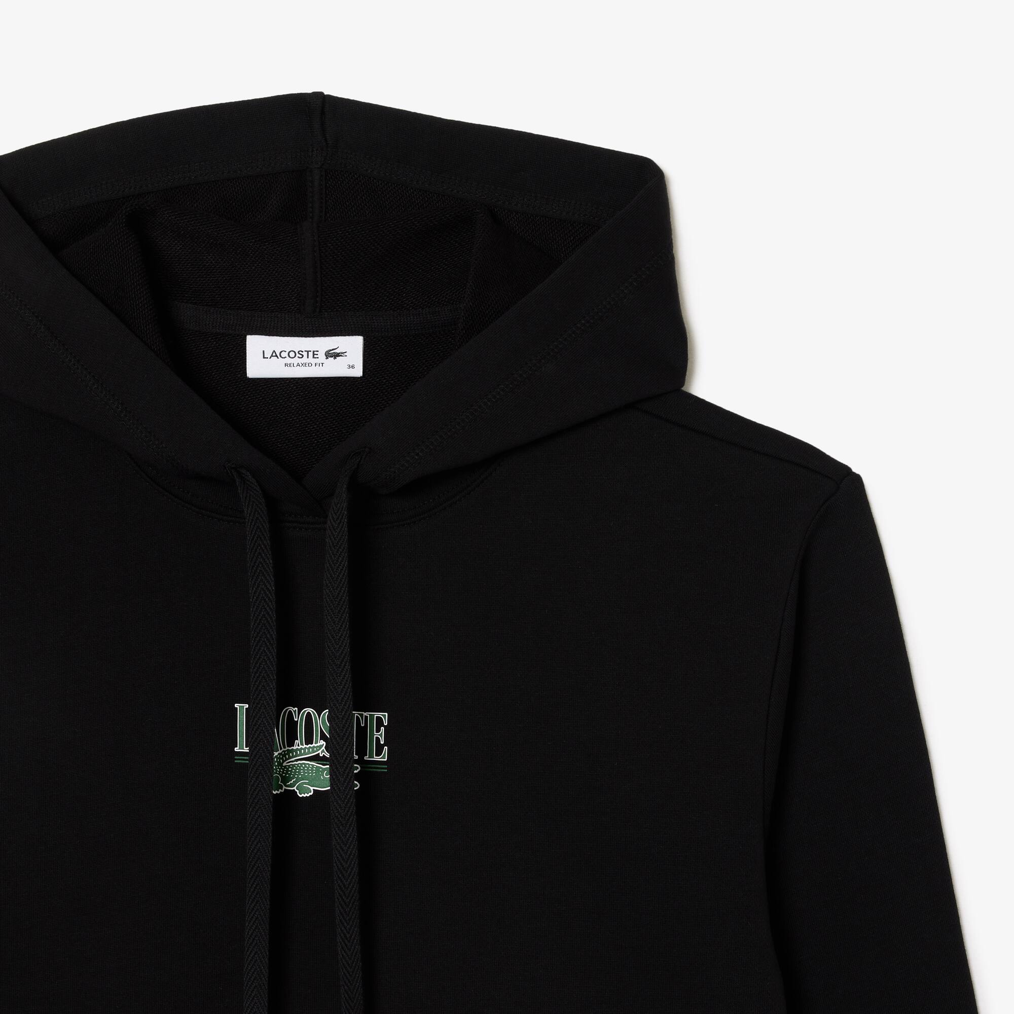 Jogger Hoodie mit LACOSTE-Aufdruck Sweatshirts - Schwarz - Lacoste - Damen