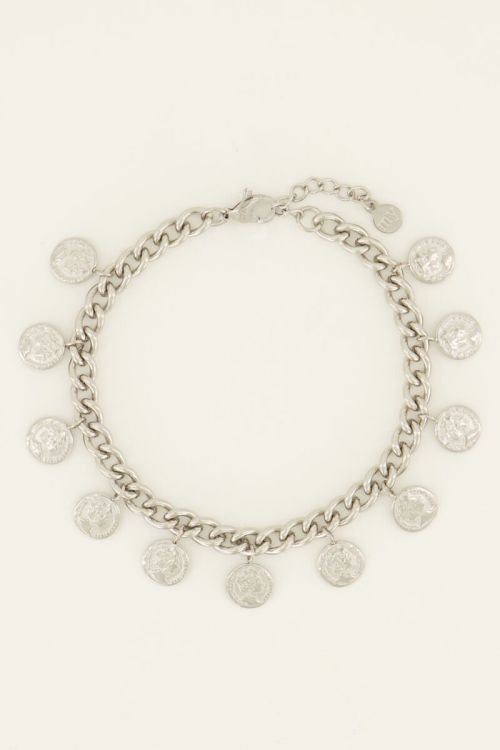 Schakelarmband met muntjes